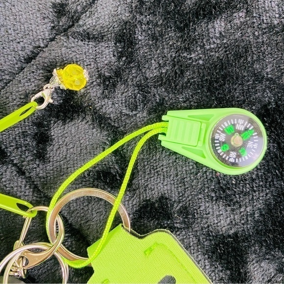 Water Bottle Pocket Key Finder Whistle Flashlight - Picture 3 of 8